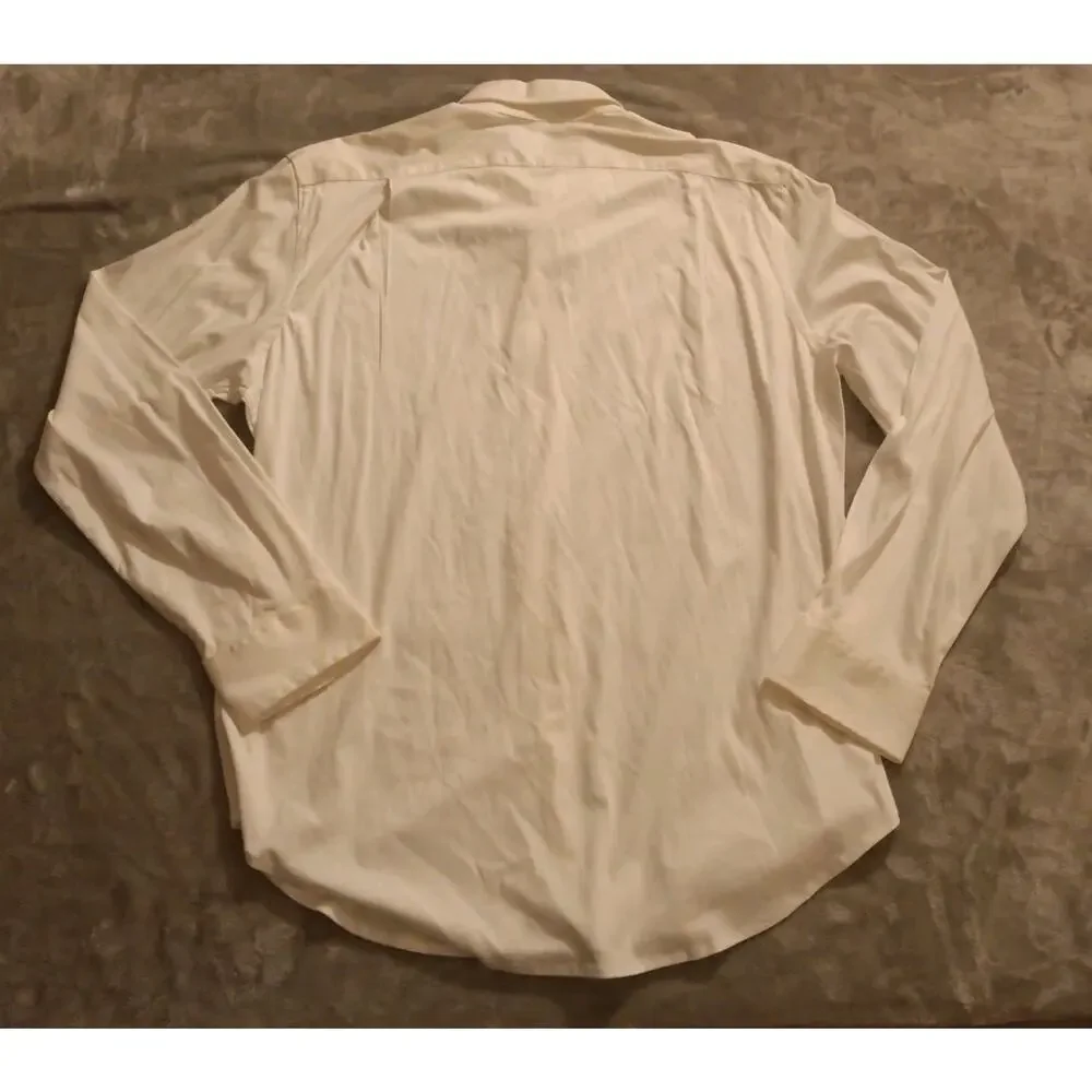 NWT Polo Ralph Lauren Watch Hill 2 White Long Sleeve Button Up Dress Shirt Mens